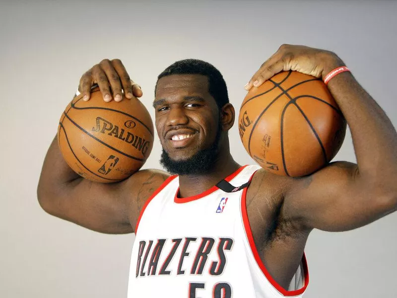 Portland Trail Blazers Center Greg Oden