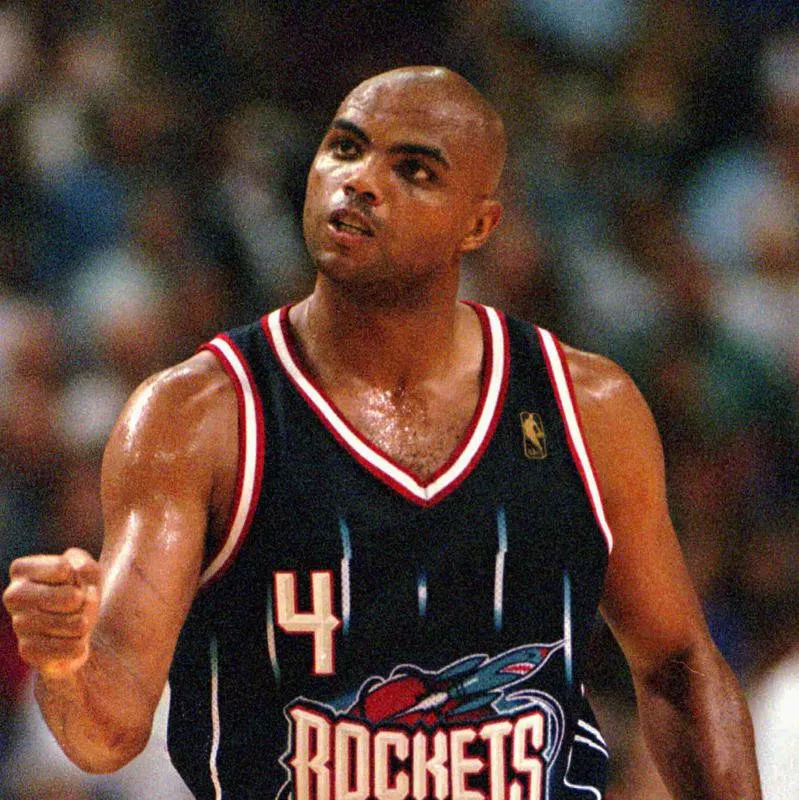 Charles Barkley celebrates