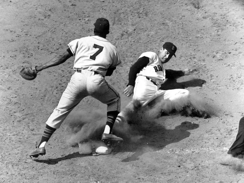 Vic Power and Ted Williams