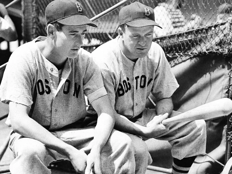 Ted Williams and Joe Cronin