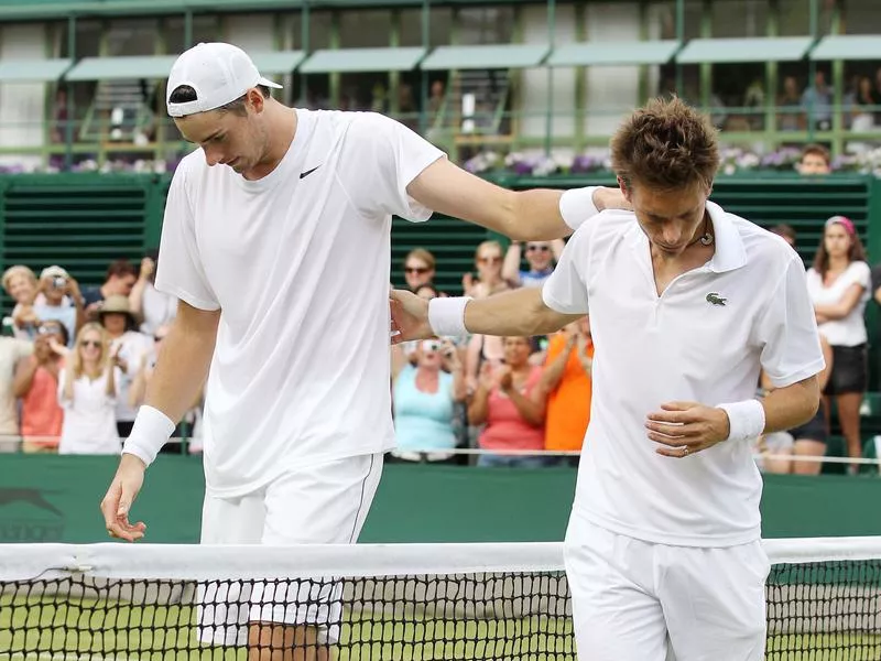 John Isner and Nicolas Mahut