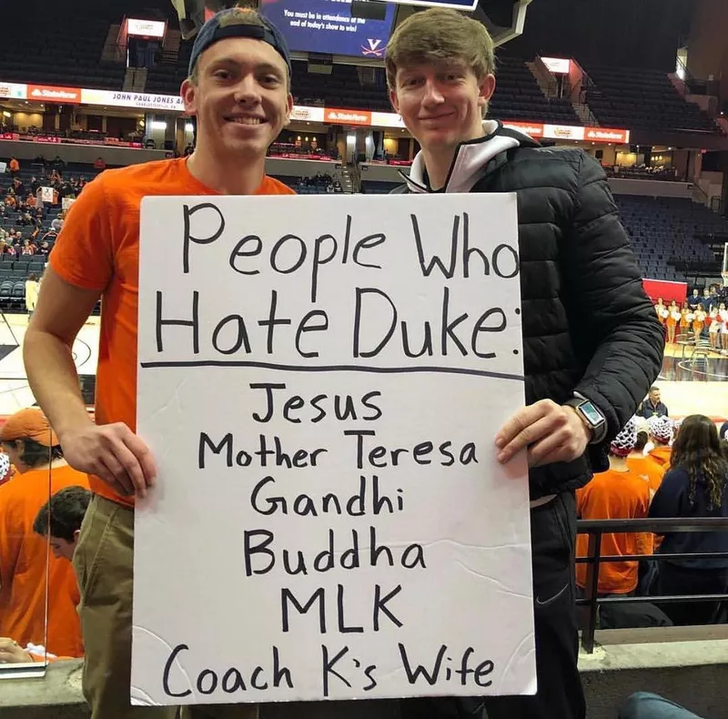 Virginia basketball fans