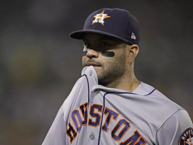 Houston Astros second baseman Jose Altuve