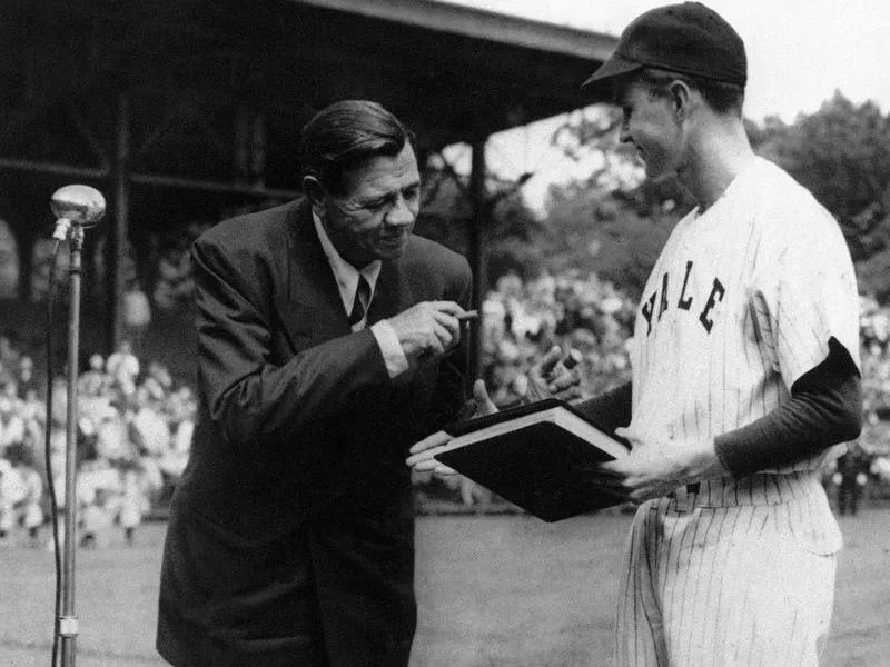 George H. W. Bush and Babe Ruth