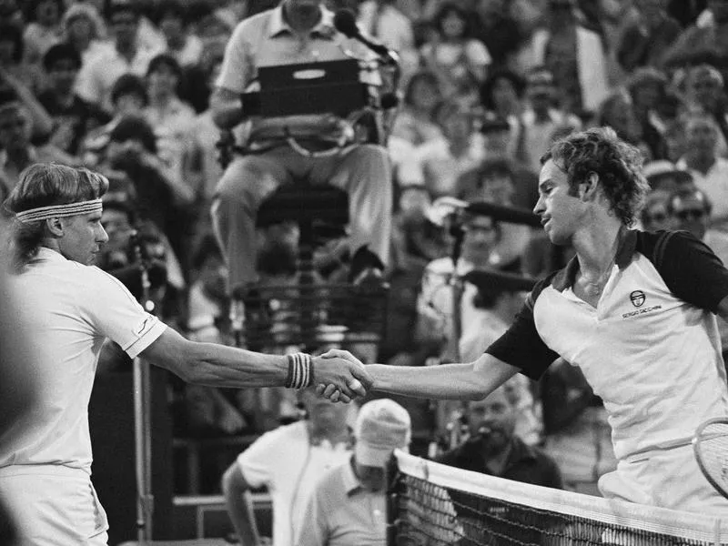 Bjorn Borg and John McEnroe