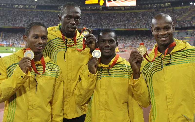 Jamaica's men's 4x100 meters relay team