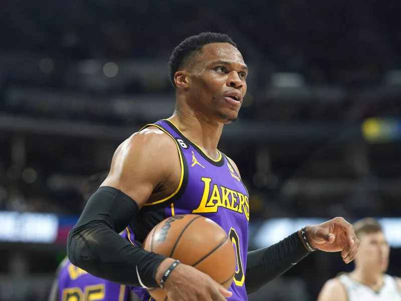 Los Angeles Lakers guard Russell Westbrook