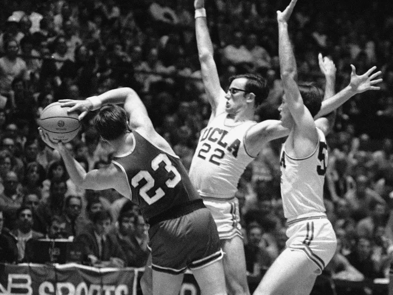 UCLA players Kenny Heitz and Lynn Shackelford