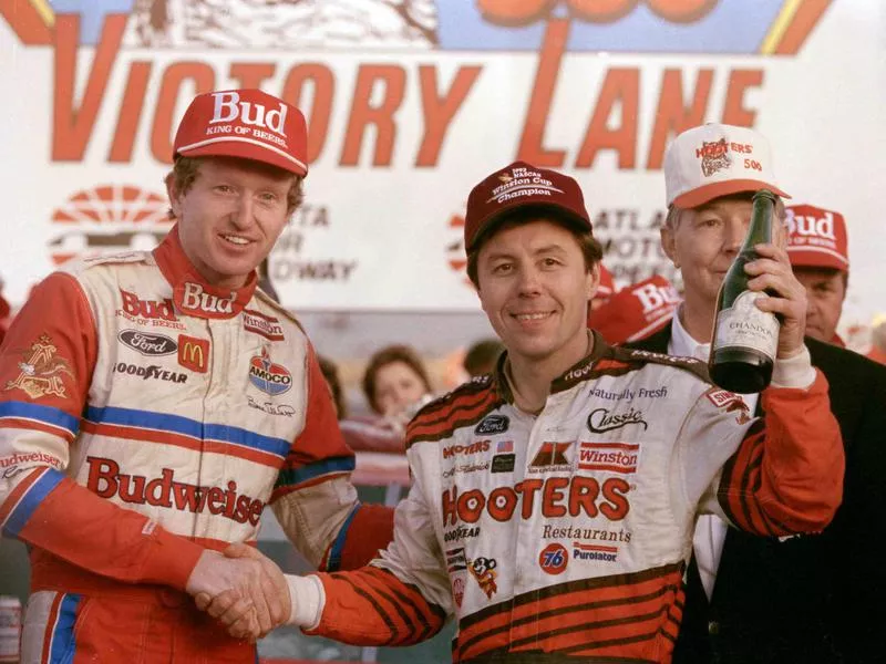 Bill Elliott and Alan Kulwicki