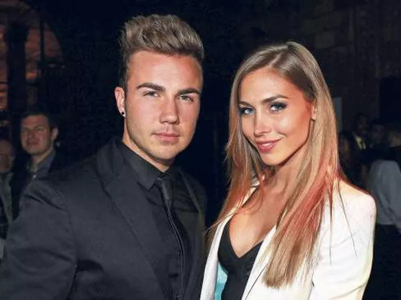 Ann-Kathrin Gotze and Mario Gotze