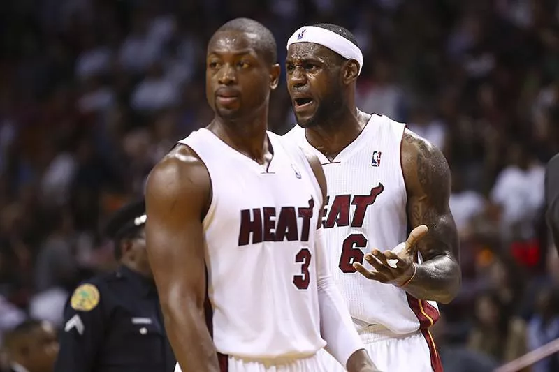 Dwyane Wade and LeBron James