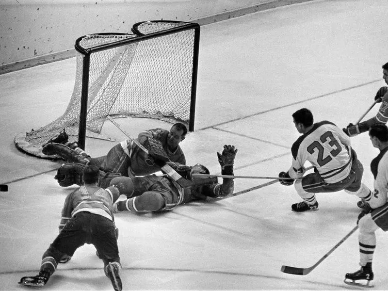 St. Louis Blues goalie Glenn Hall