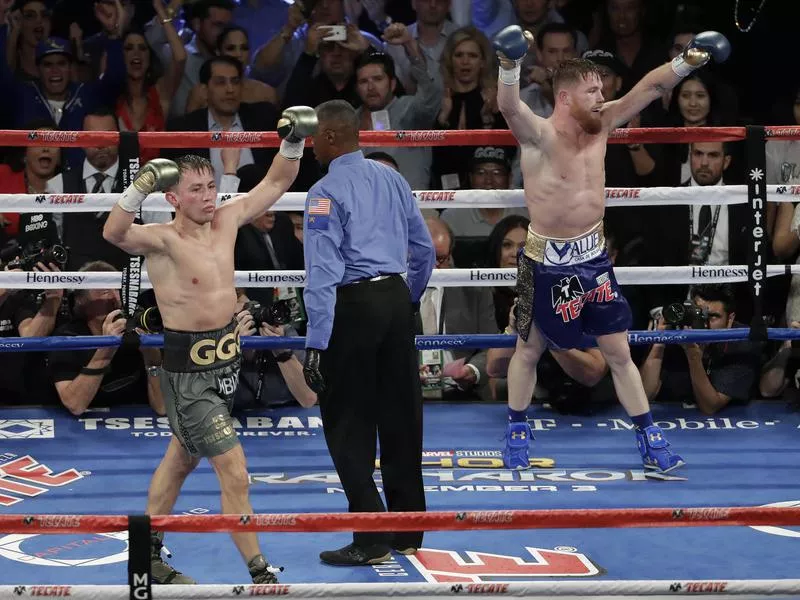 Gennady Golovkin and Canelo Alvarez