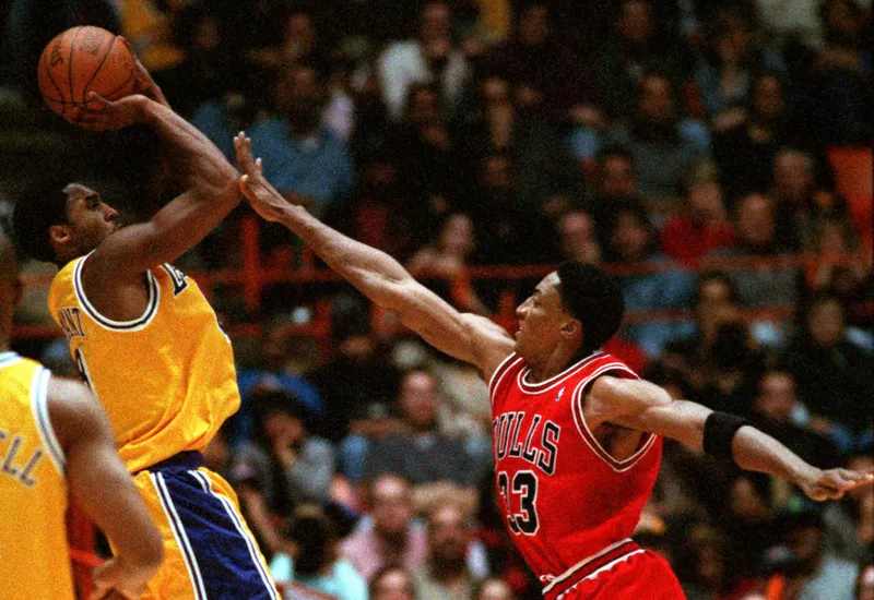 Kobe Bryant and Scottie Pippen