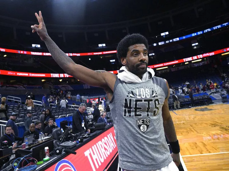 Brooklyn Nets point guard Kyrie Irving