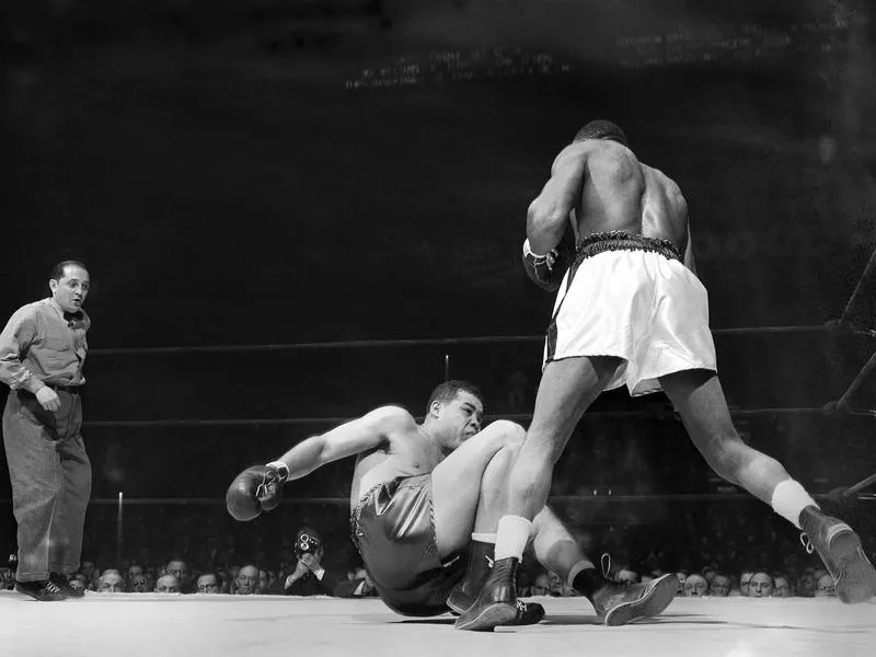 Joe Walcott and Joe Louis