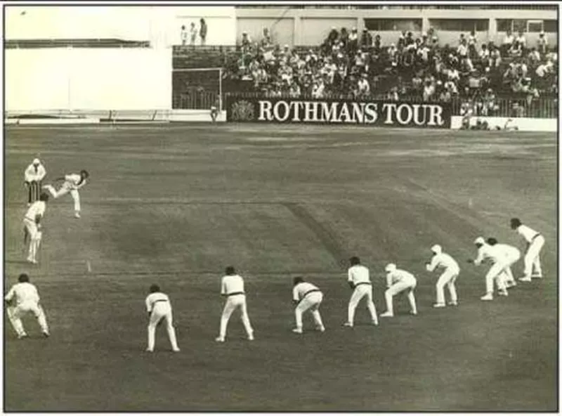 Dennis Lillee in action