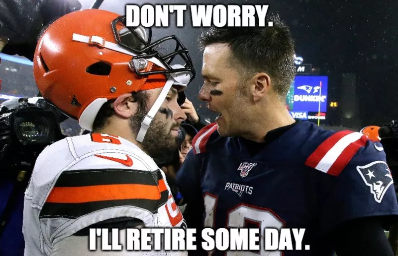 Tom Brady and Baker Mayfield