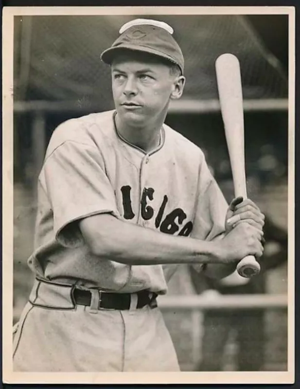 Stan Hack at bat