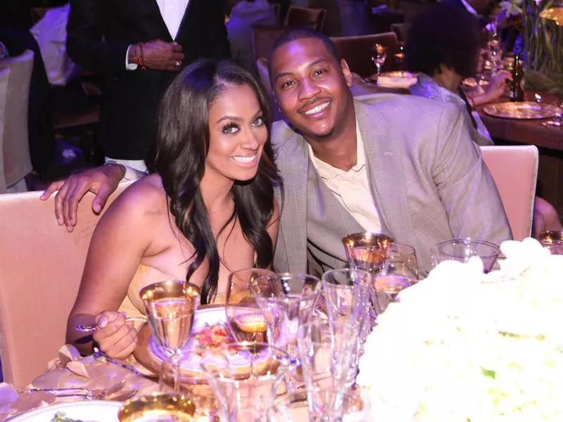 La La Anthony and Carmelo Anthony