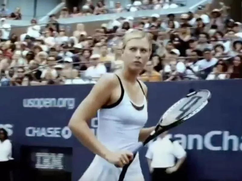 Maria Sharapova in Nike commercial