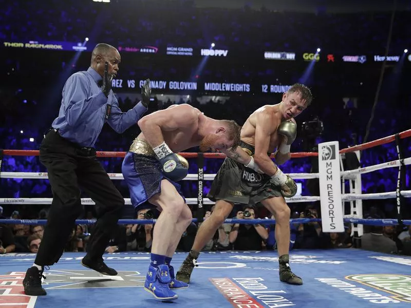 Gennady Golovkin and Canelo Alvarez