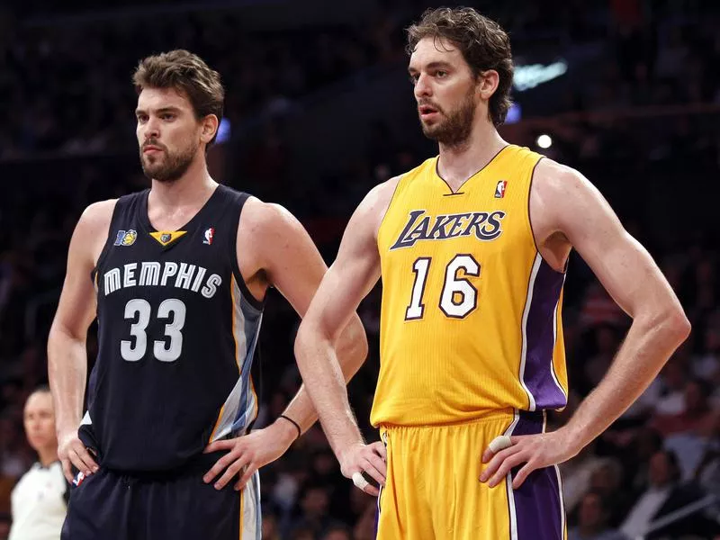 Marc Gasol and Pau Gasol