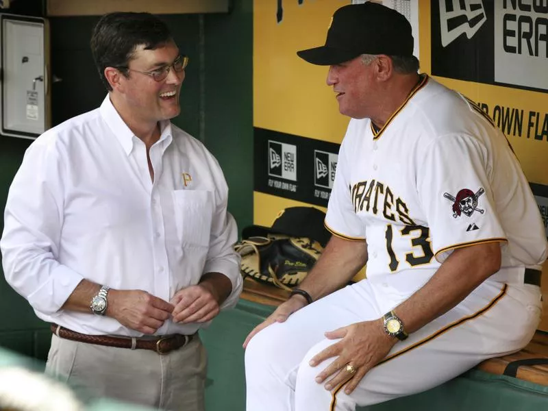 Bob Nutting and Clint Hurdle