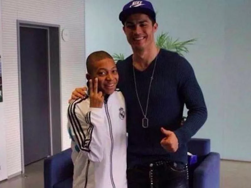 Kylian Mbappe and Ronaldo