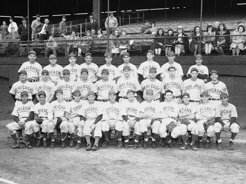 Charlie Grimm and the 1945 Chicago Cubs