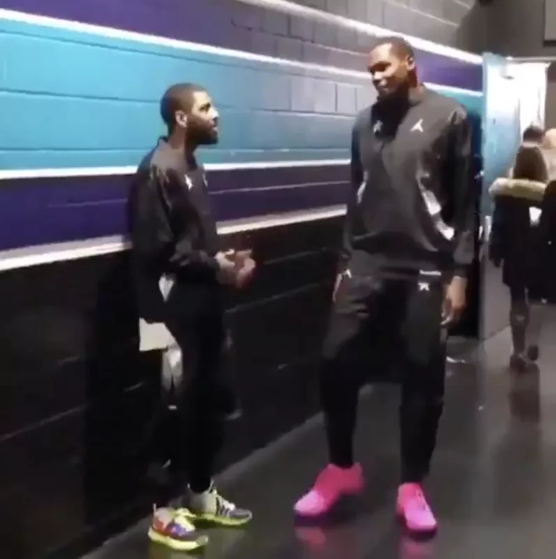 Kyrie Irving and Kevin Durant