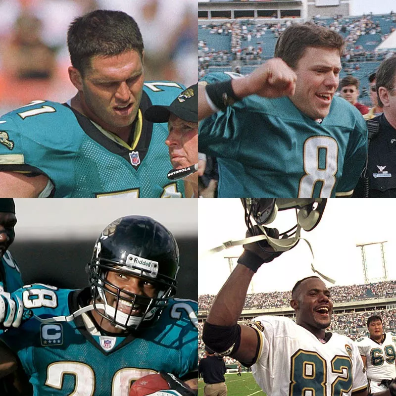 Tony Boselli, Mark Brunell, Jimmy Smith, Fred Taylor