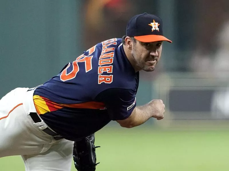 Houston Astros starting pitcher Justin Verlander