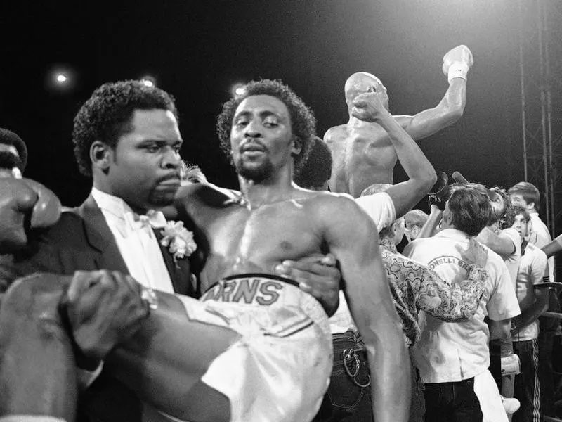 Thomas Hearns and Marvin Hagler