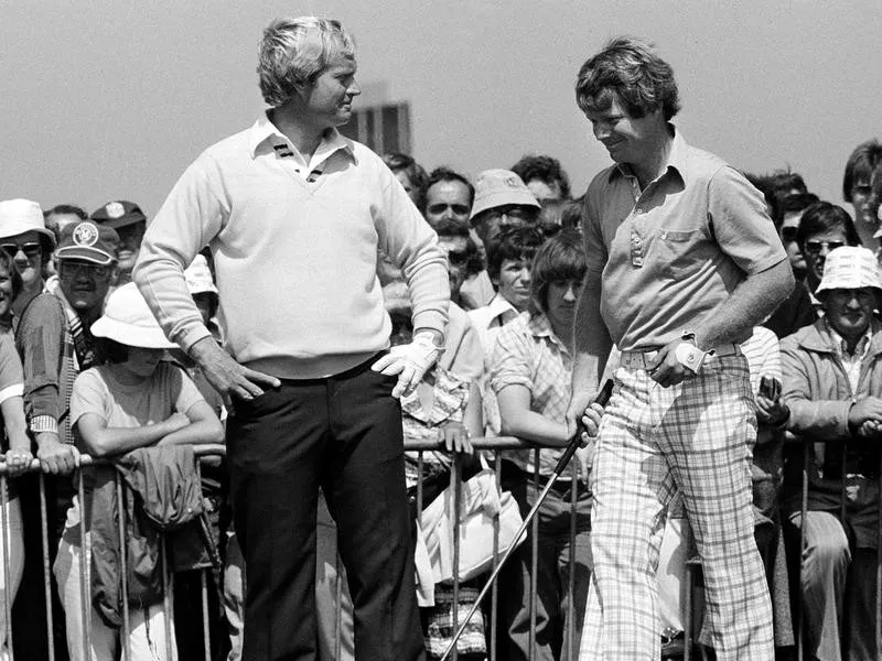 Jack Nicklaus and Tom Watson