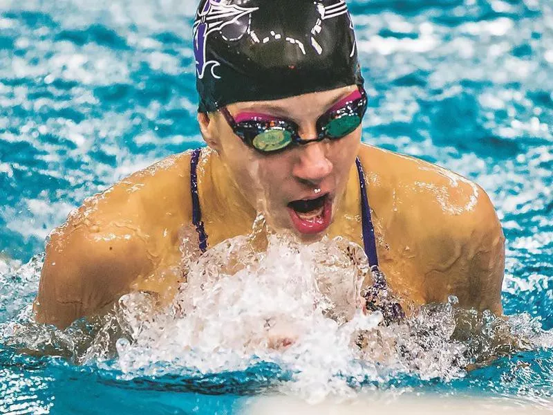 Waunakee swimmer