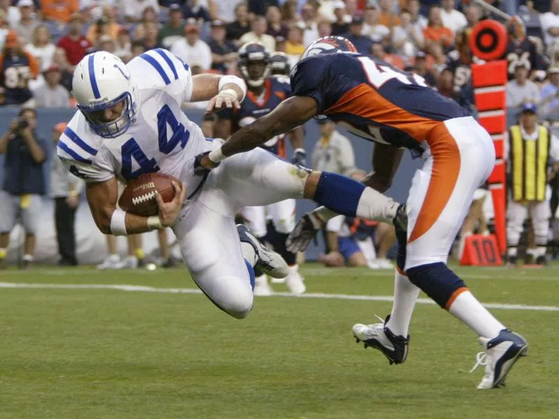 Dallas Clark with the Indianapolis Colts