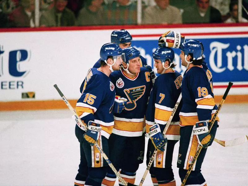 Craig Janney, Brendan Shanahan, St. Louis Blues teammates