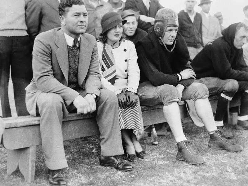 Curly Lambeau, Myrna Kennedy and Red Grange