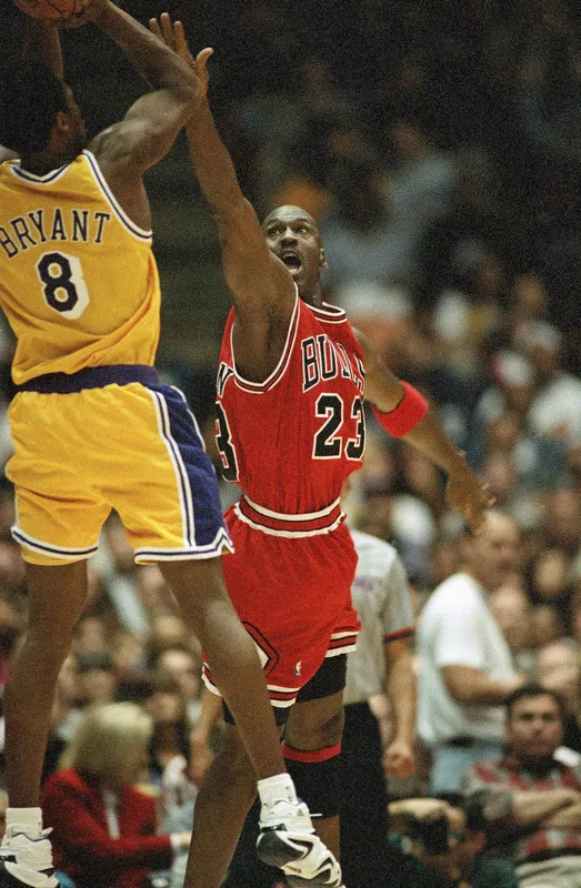 Kobe Bryant and Michael Jordan