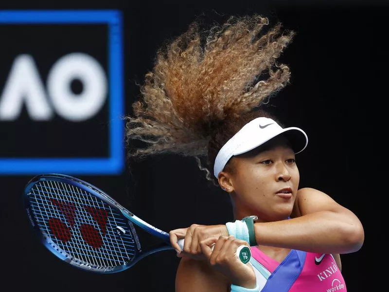 Naomi Osaka at the Australian Open tennis championships