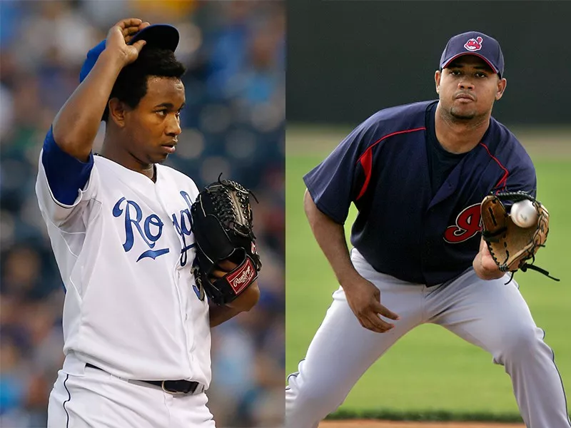 Yordano Ventura and Andy Marte