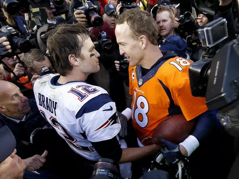 Tom Brady and Peyton Manning