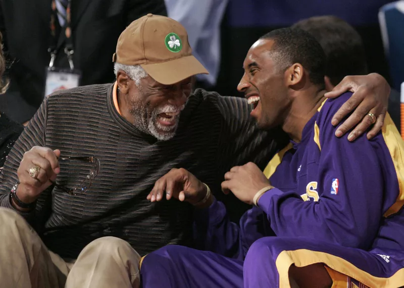 Bill Russell and Kobe Bryant