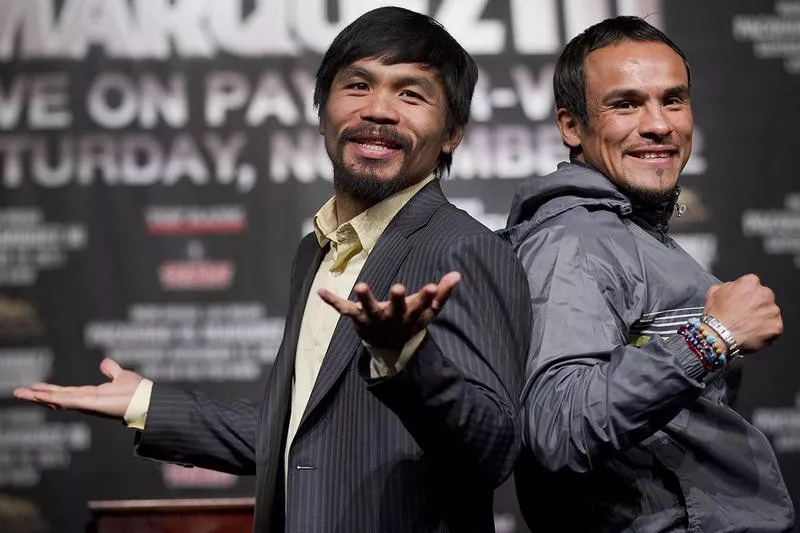 Manny Pacquiao and Juan Manuel Marquez