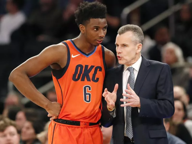 Hamidou Diallo and Billy Donovan