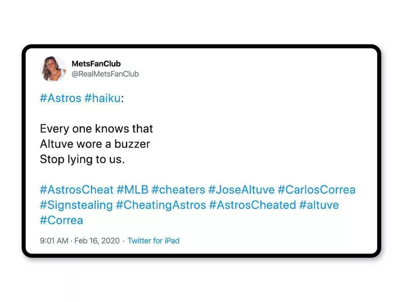 Astros haiku