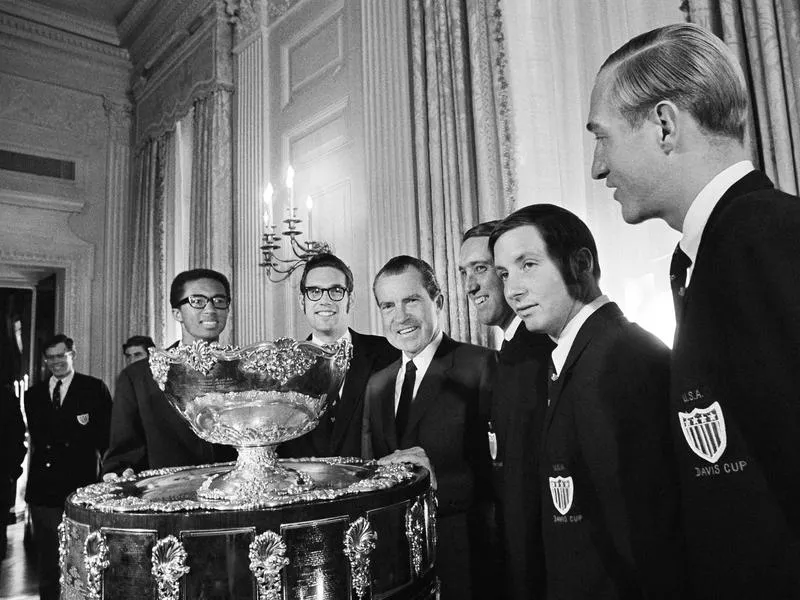 Arthur Ashe at the White House