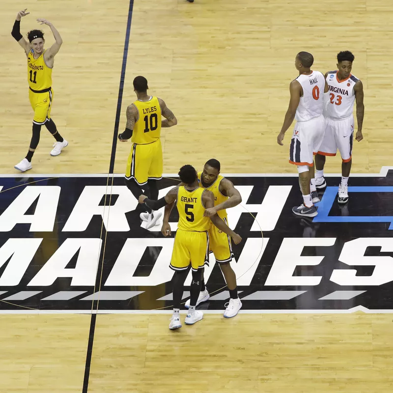 UMBC upset Virginia in the 2018 NCAA tournament