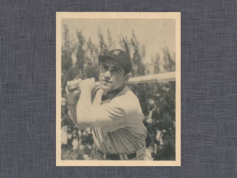 1948 Bowman Yogi Berra card